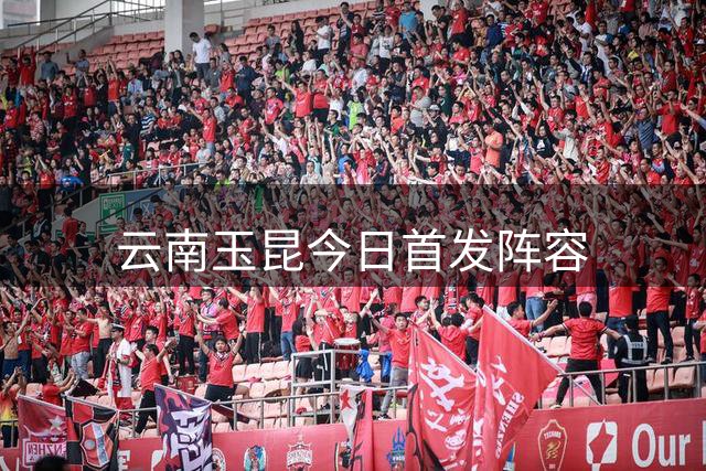 云南玉昆今日首发阵容